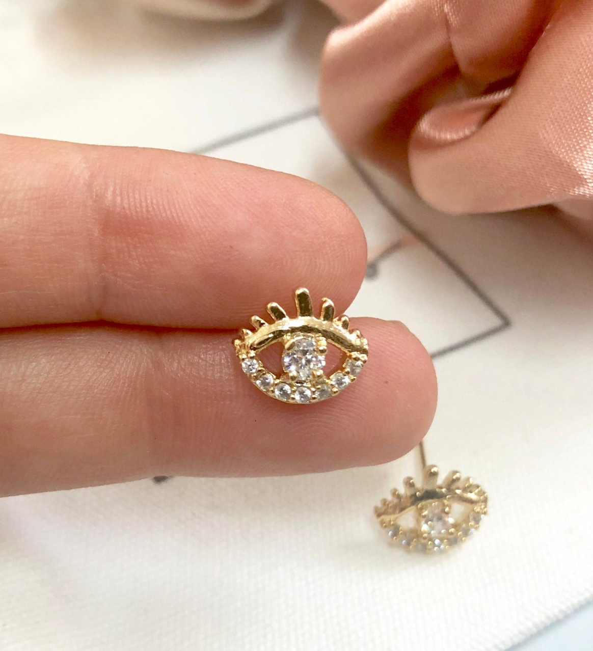 Evil Eye Stud