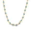 Sapphire Evil Eye Necklaces Choker