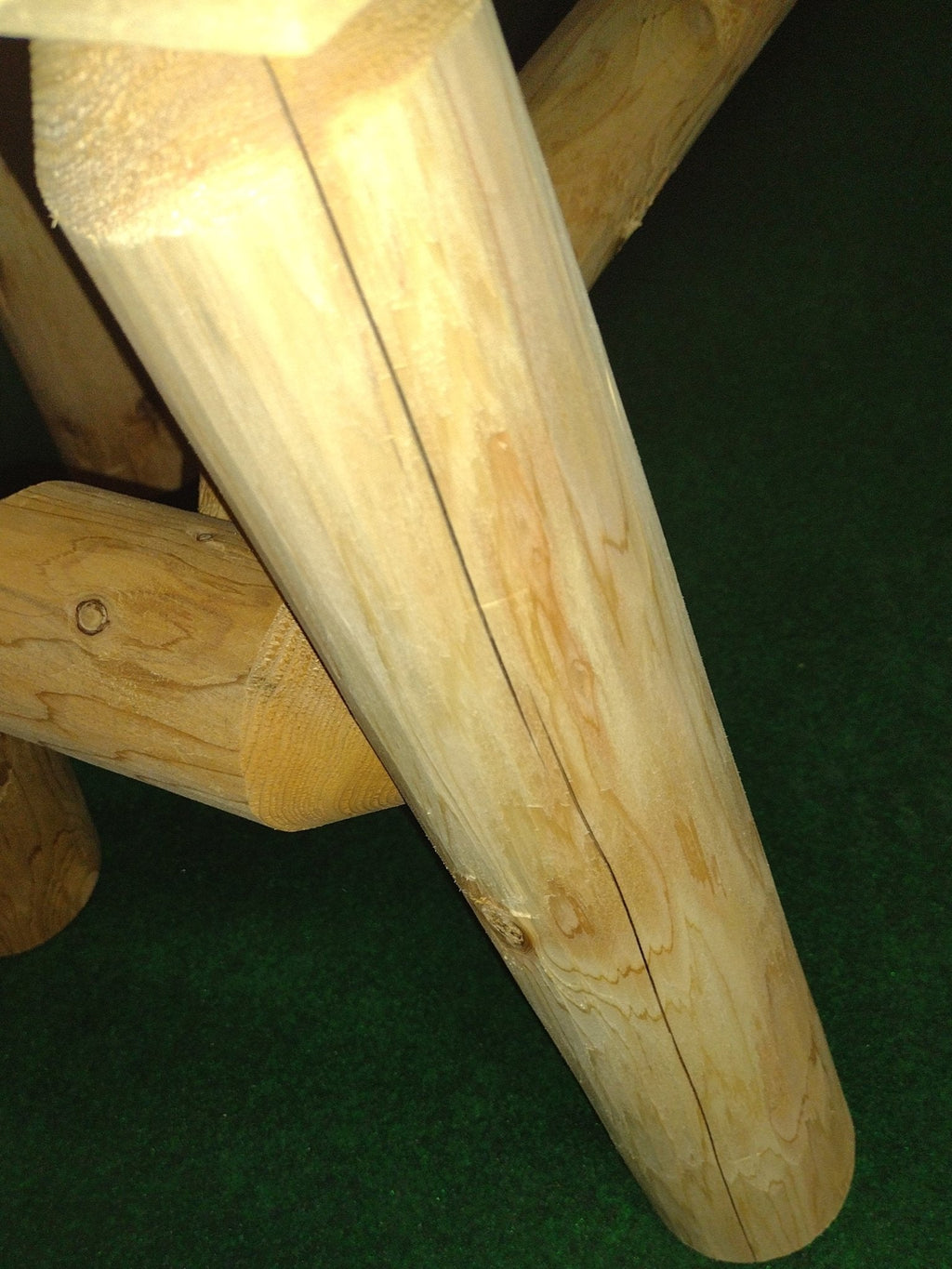 Rocking Outdoor Wooden Bench